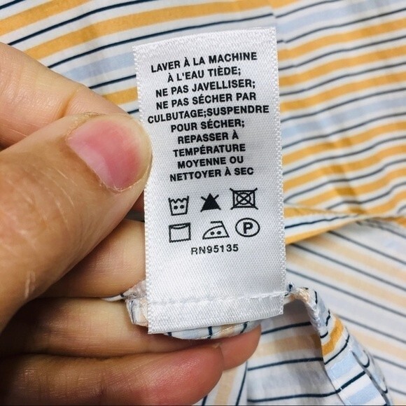 Lafayette 148 New York Amy Striped Blouse S NWOT - Picture 12 of 12